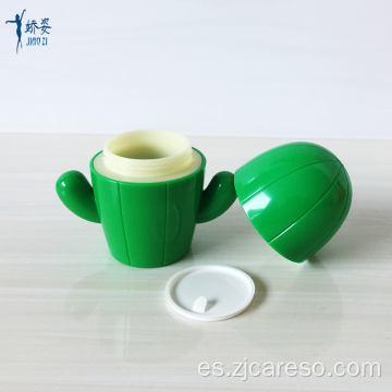 Tarro de crema para bebé con forma de cactus lindo de 30 ml